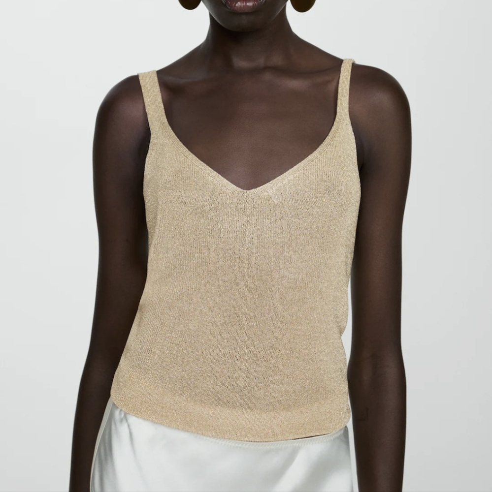 NWT lurex knitted top